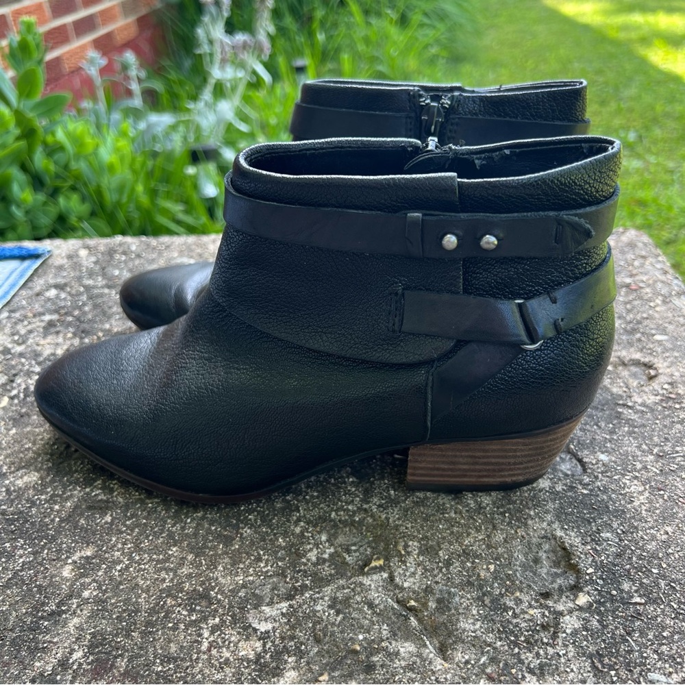 Clarks Black Ankle Boots